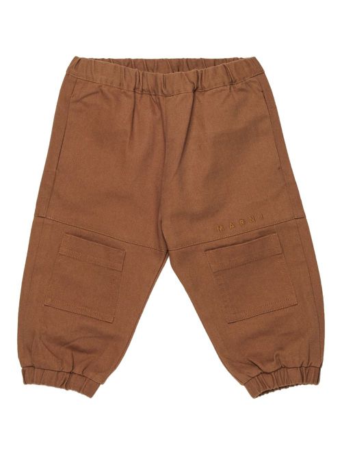 Cotton trousers - Brown
