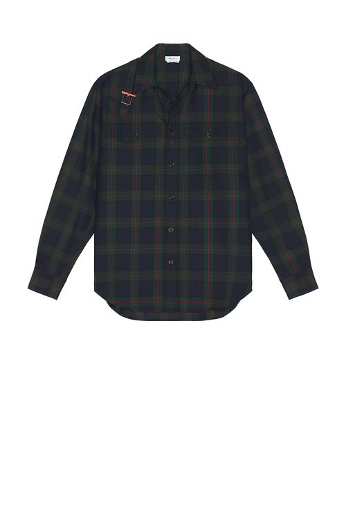 McQueen Harness Utility Shirt in Green