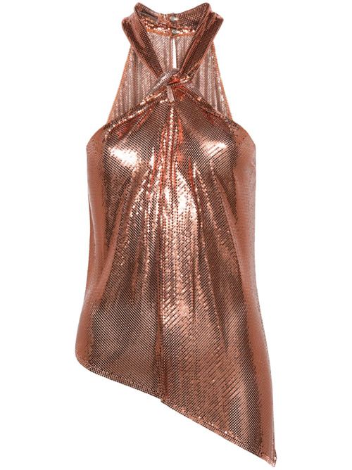Chainmail asymmetric top - Orange