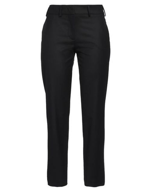 Woman Pants Black Size 2 Wool, Elastane