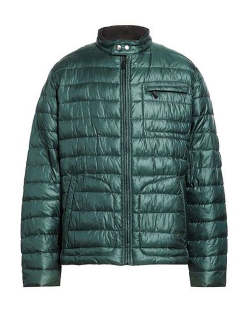 Man Puffer Emerald green Size 40 Polyamide