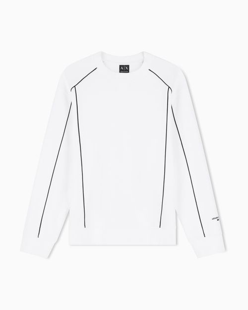 Sophisticated Comfort Crewneck Interlock Sweatshirt