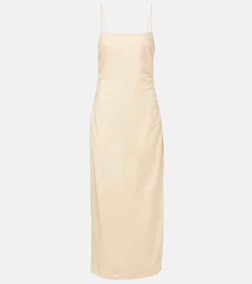 Tamara linen midi dress