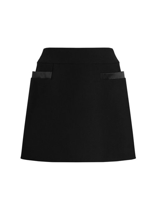Double Crêpe Basque Skirt