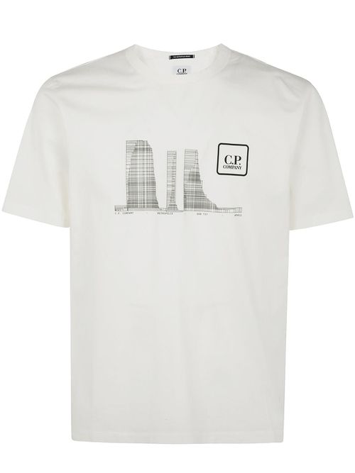 C.p.company The Metropolis Series Mercerized Jersey Urban Buildings T-Shirt