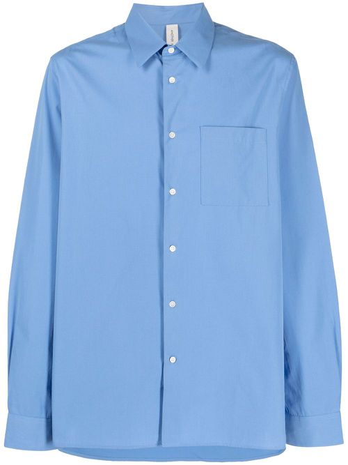 3.0 organic-cotton shirt - Blue