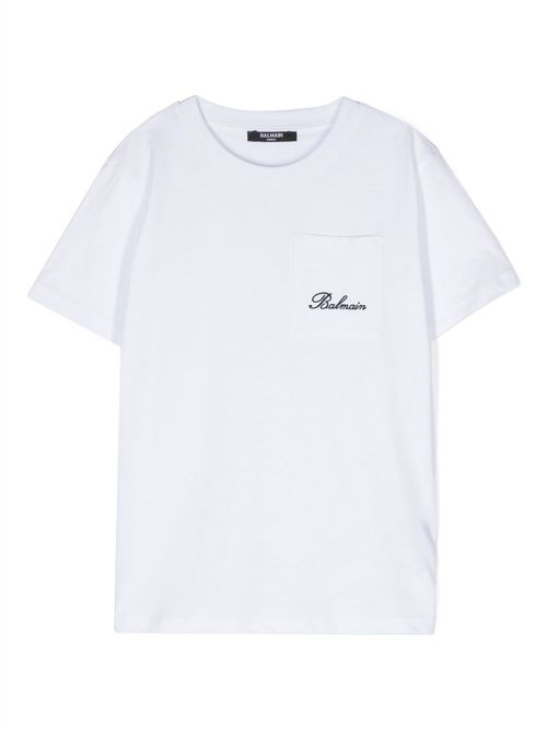 Logo-print cotton T-shirt - White