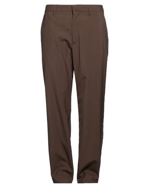 Man Pants Chocolate brown Size 31 Wool, Polyester
