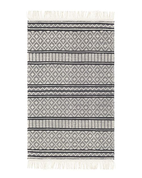Surya Farmhouse Tassels Hand Woven Rug