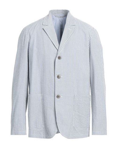 By Slowear Man Blazer Slate blue Size 36 Cotton