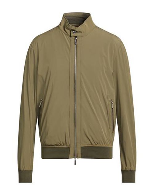 Man Jacket Sage green Size 40 Polyamide, Polyurethane