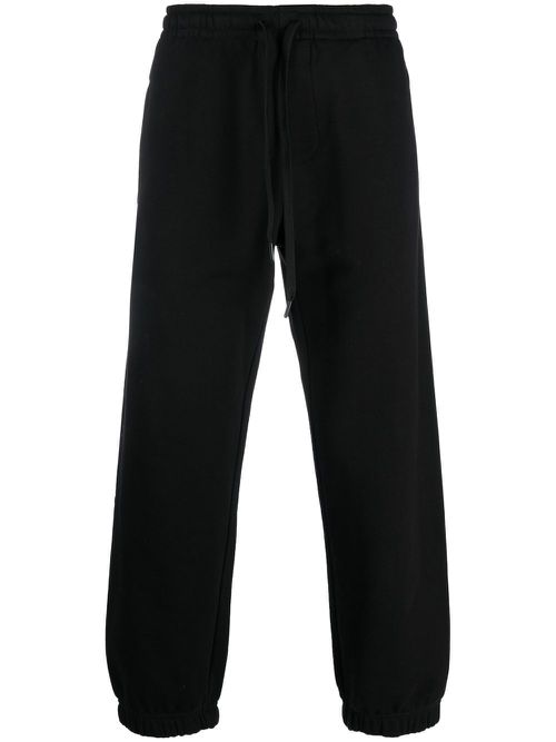 Logo-print track pants - Black