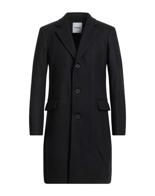 Man Coat Black Size S Wool, Polyamide, Cashmere