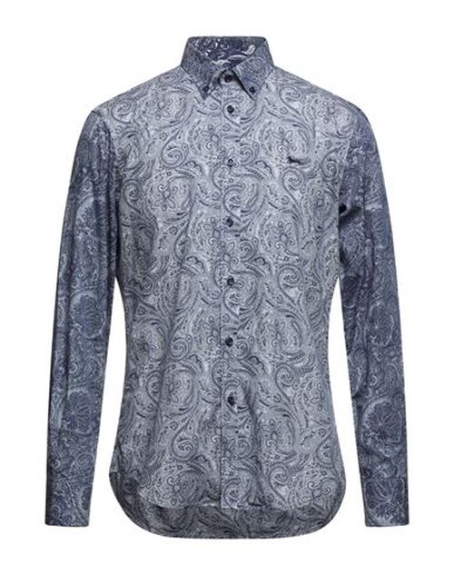 Man Shirt Midnight blue Size M Cotton