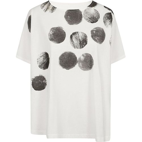 Moyuru bedrucktes Baumwoll-T-Shirt