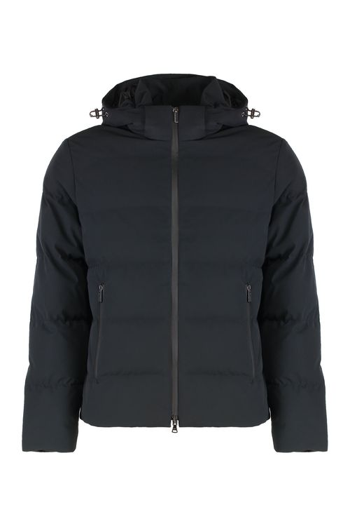 Hooded Short Down Jacket