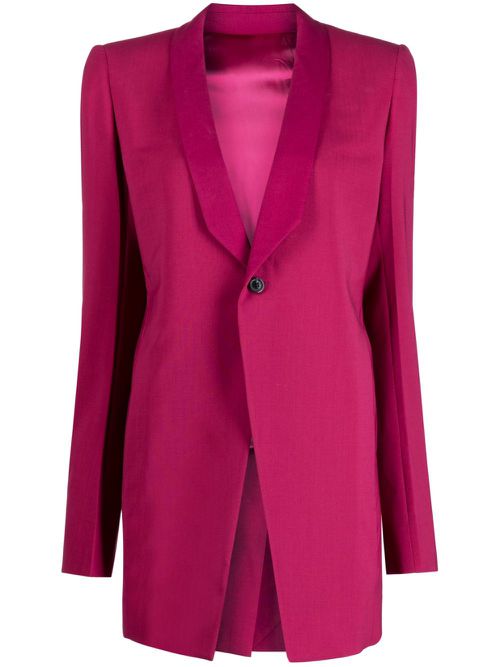 Narrow-notch lapels blazer - Purple