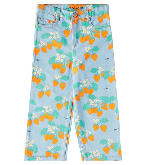 Tinycottons Strawberries straight jeans