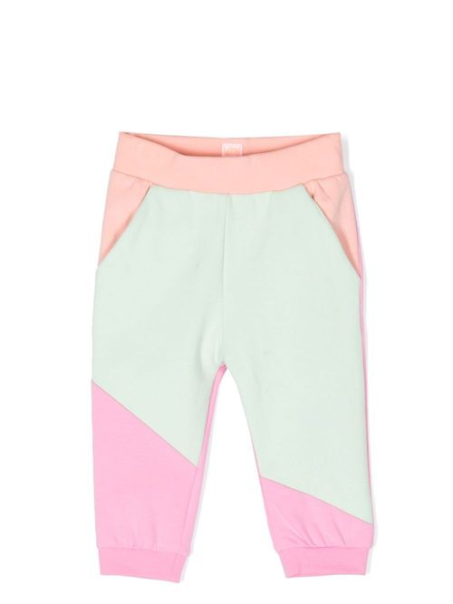 Emma colour-block track pants - Green
