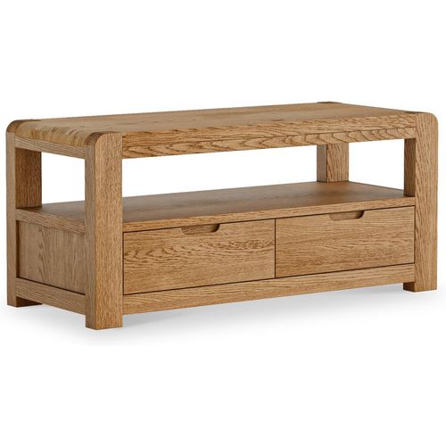 Harvey Chunky Oak 110cm TV Stand | Unit for 50" Televisions | Roseland
