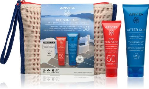 Apivita Bee Sun Safe Anti-spot & Anti-age Sun Protection set solare