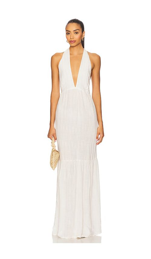 LSPACE Soller Maxi Dress in Cream. - XL also in