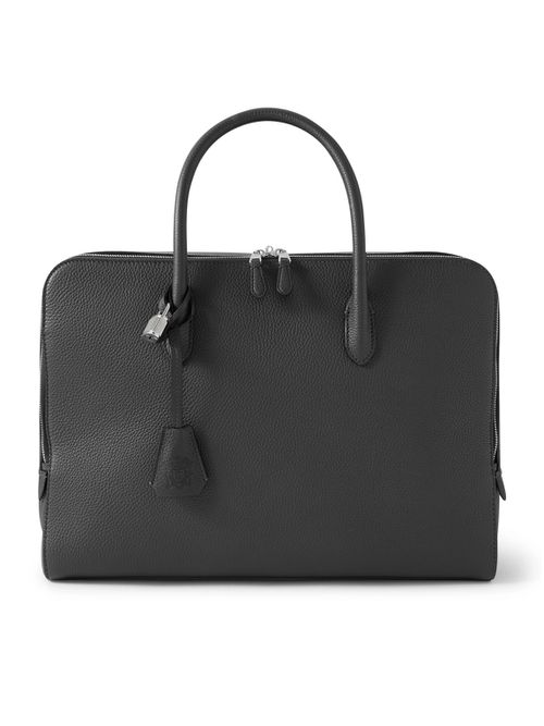 Century Full-Grain Leather Weekend Bag