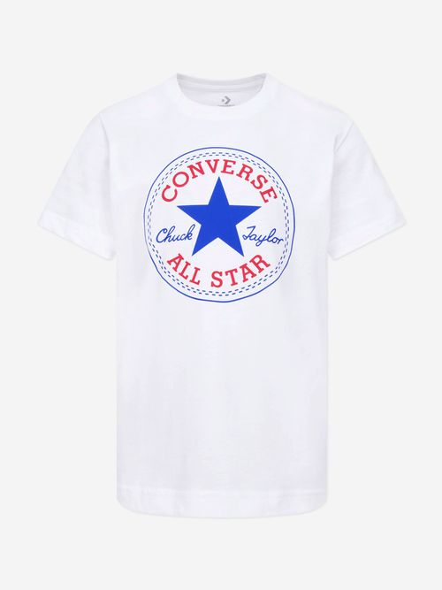 Converse Boys Cotton Logo Print T-Shirt
