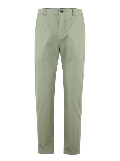 Cotton-blend chinos - Grey