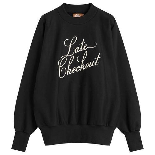 Men's Black/White Script Crewneck Sweatshirt