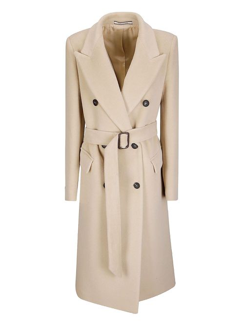 Wool Double-Breasted Coat