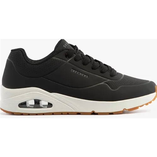 Men's Skechers 52458/BLK UNO-STAND ON AIR Mens Trainers Black - Size: 10