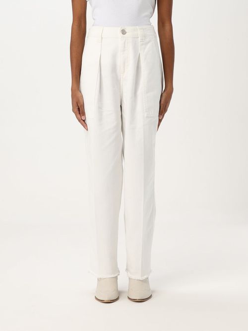 Pants PT01 Woman color White