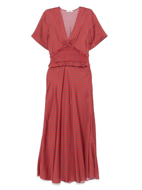 Printed dress - Red