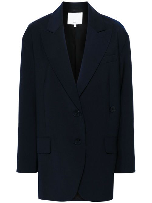 Liam single-breasted blazer - Blue
