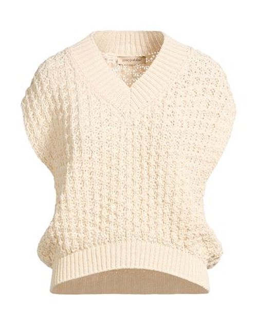 Woman Sweater Cream Size 10 Cotton, Polyamide, Polyester