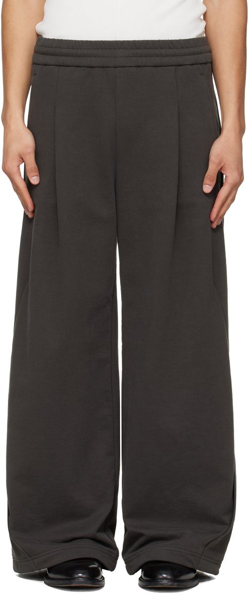 Gray Interweaved Sweatpants