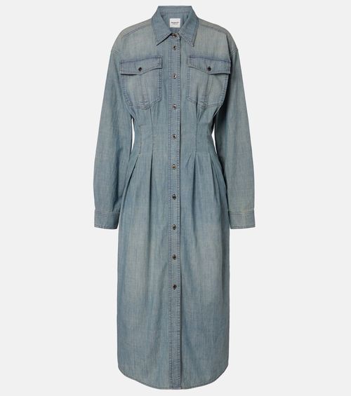 Nolwen chambray shirt dress