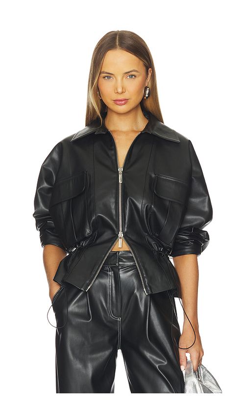 SELMACILEK Ember Leather Jacket in Black. L also in