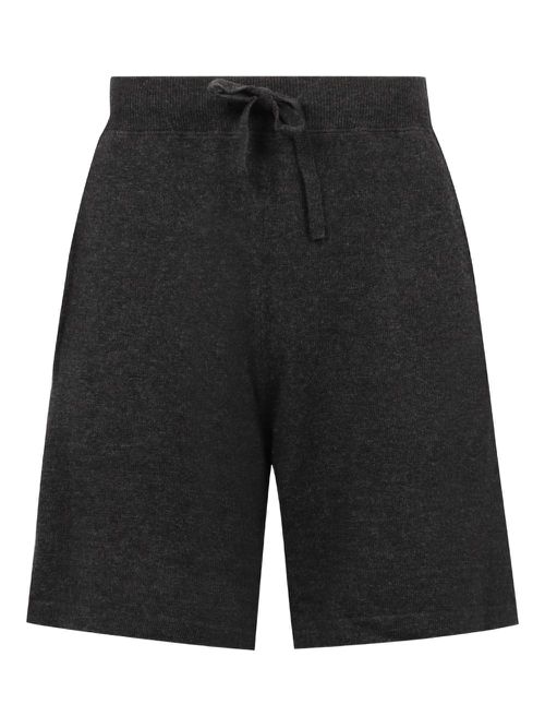 Organic cashmere shorts - Grey