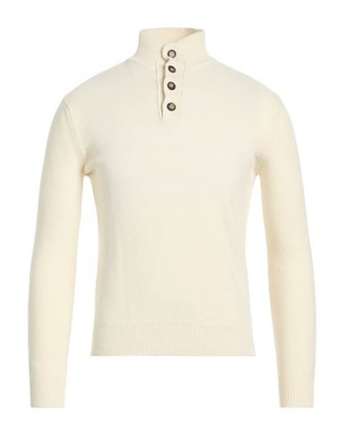 Man Sweater Ivory Size S Merino Wool