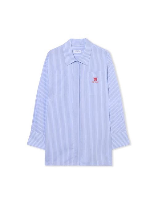 Striped Poplin Shirt Dress - Female Dresses Kentucky Blue
