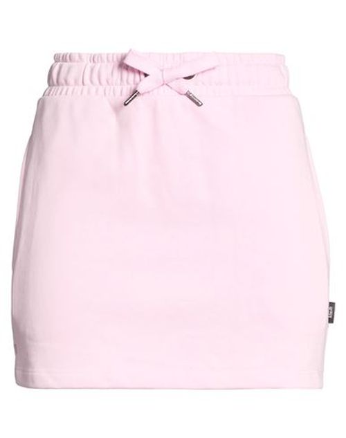Woman Mini skirt Light pink Size L Cotton