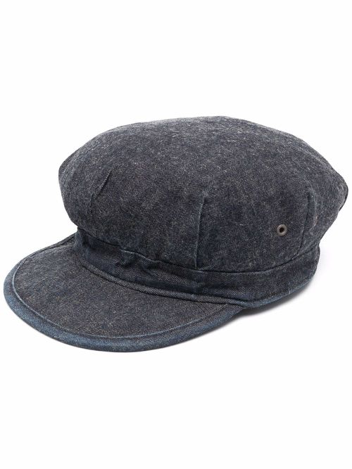 Denim paperboy hat - Blue