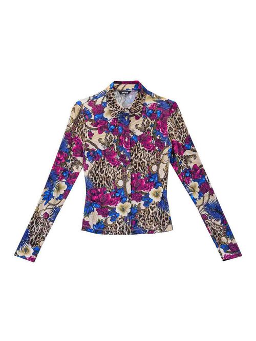 Flowers Leopard shirt