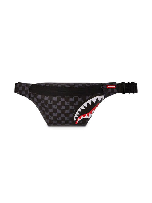 Mix-print belt bag - Black