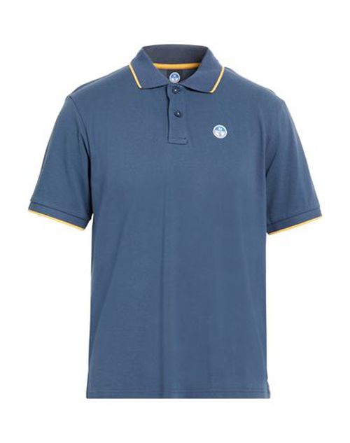 Man Polo shirt Slate blue Size XS Cotton