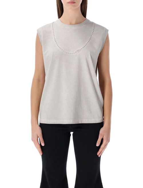 Sleeveless Organic Cotton T-Shirt - Size S