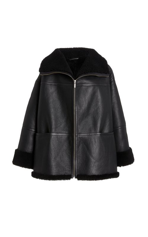 Women's Menfi Oversized Shearling Coat