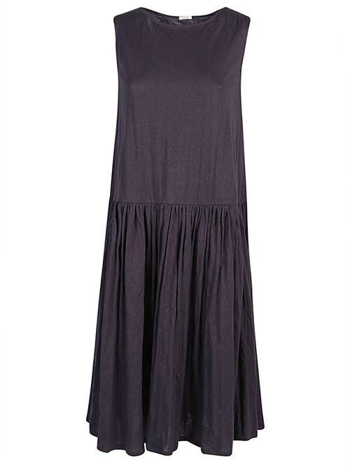 Black Black Jersey Midi Dress